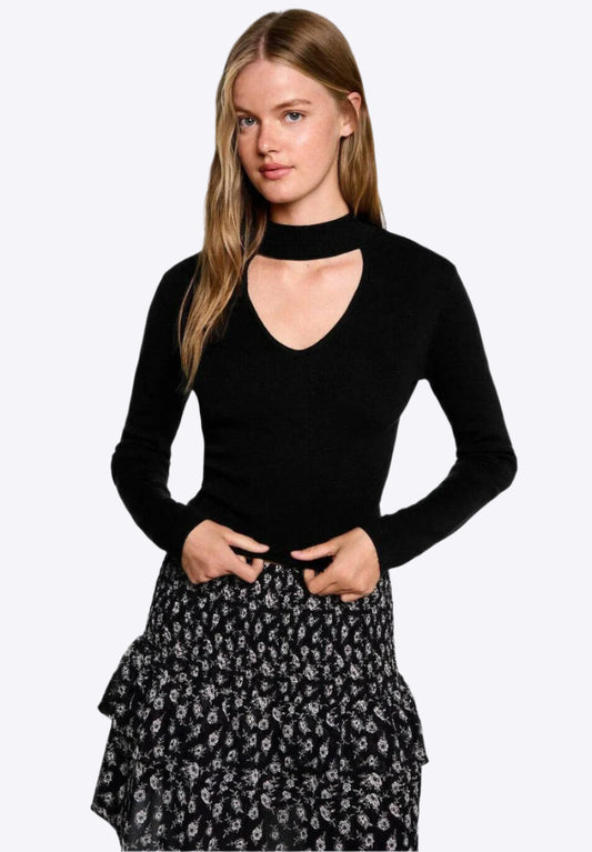 Choker Neckline Top