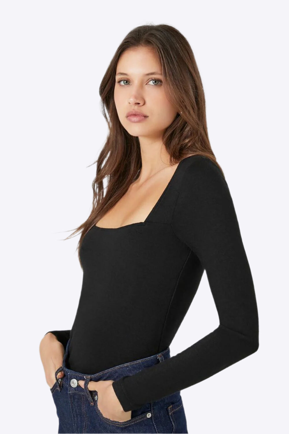 Black crop top