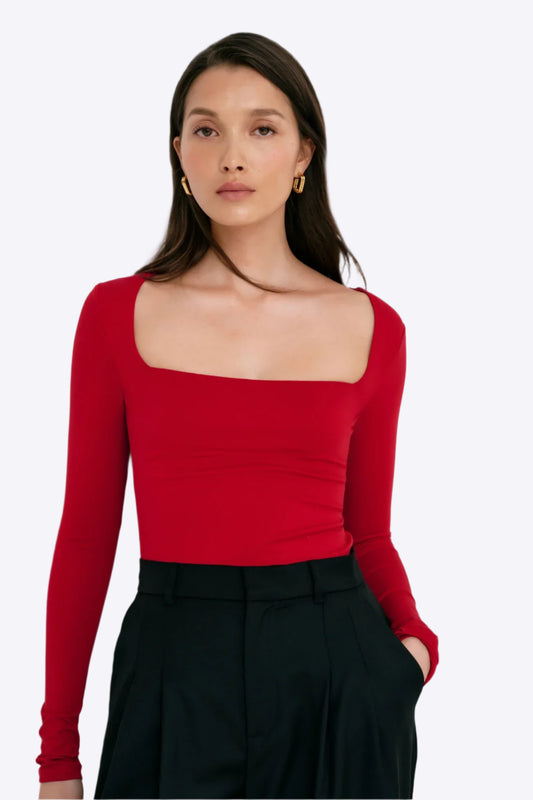 office style crop top